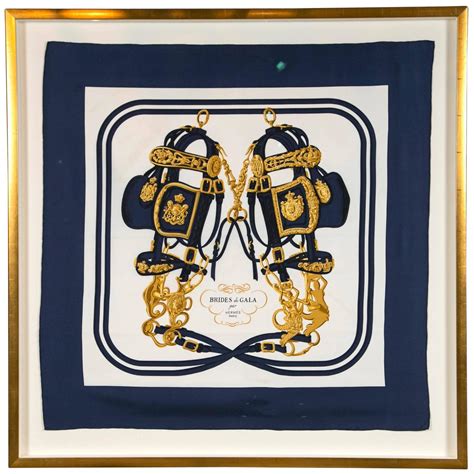 framed hermes scarf for sale.